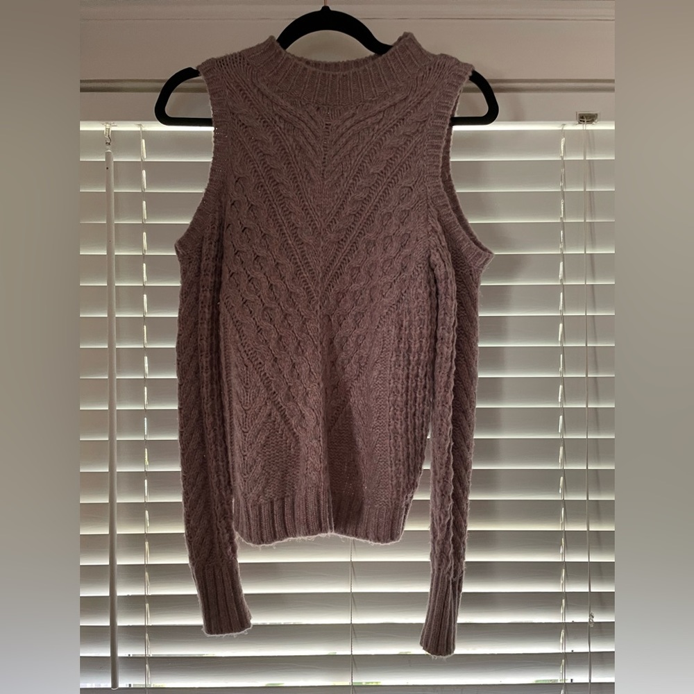 Express Women’s Cold shoulder sweater